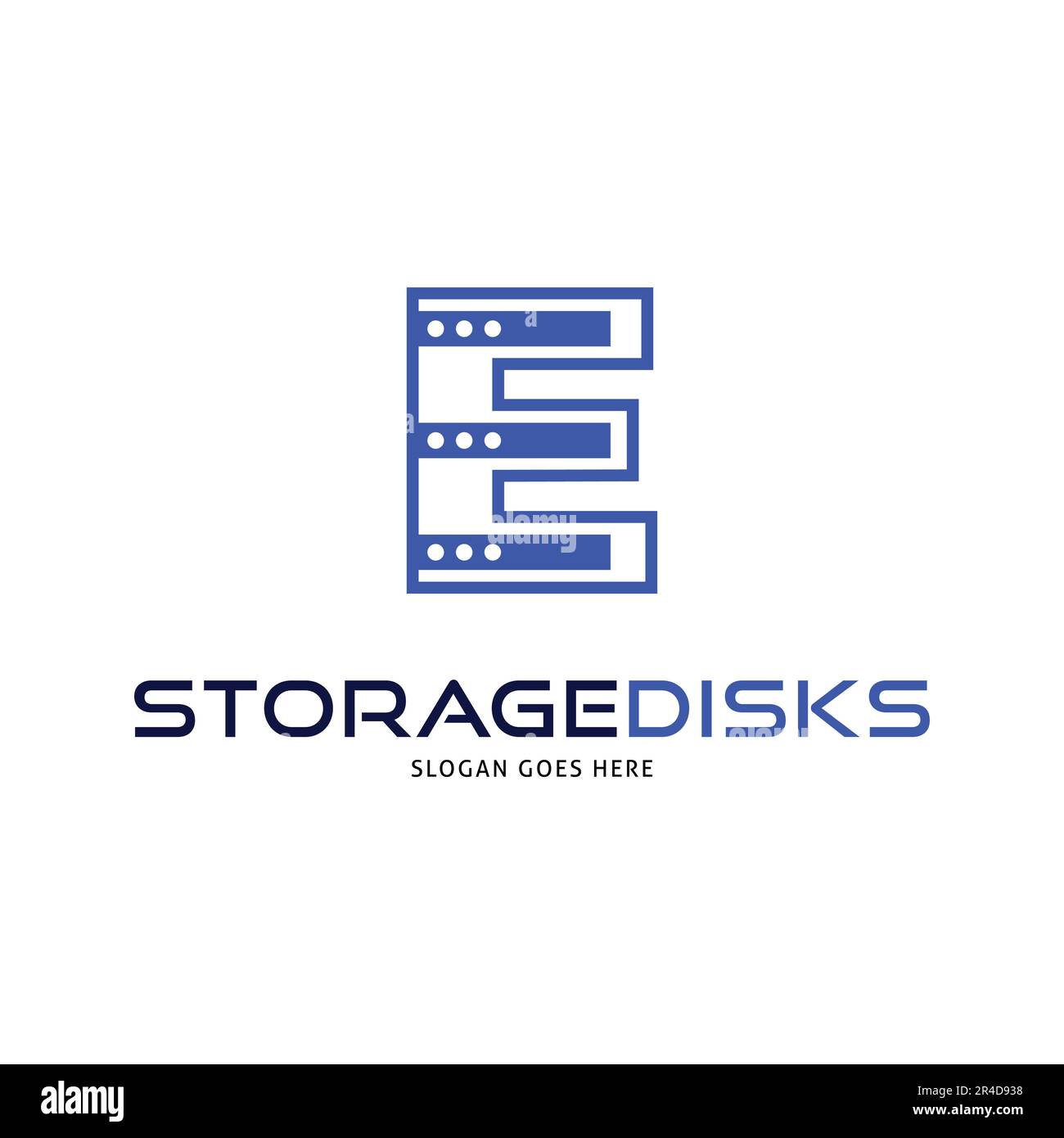 Hard disks data center Stock Vector Images Alamy