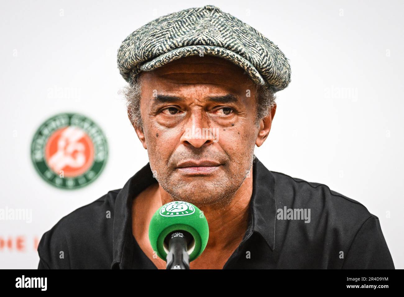 French singer and former tennis player Yannick NOAH during Roland ...