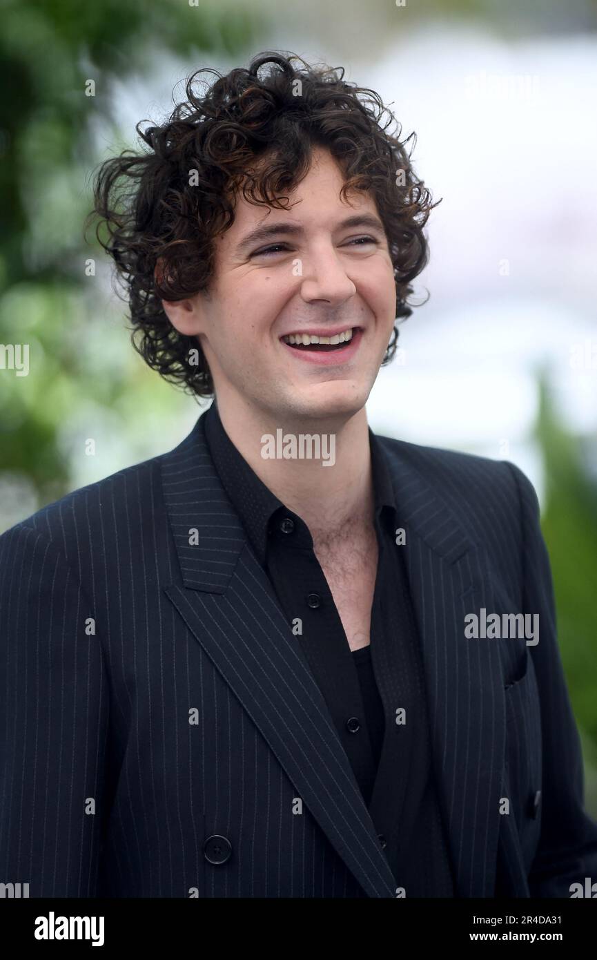 Cannes, France. 27th May, 2023. Vincent Lacoste attend the Elemental  photocall at the 76th annual Cannes film festival at Palais des Festivals  on May 27, 2023 in Cannes, France. Photo by Franck
