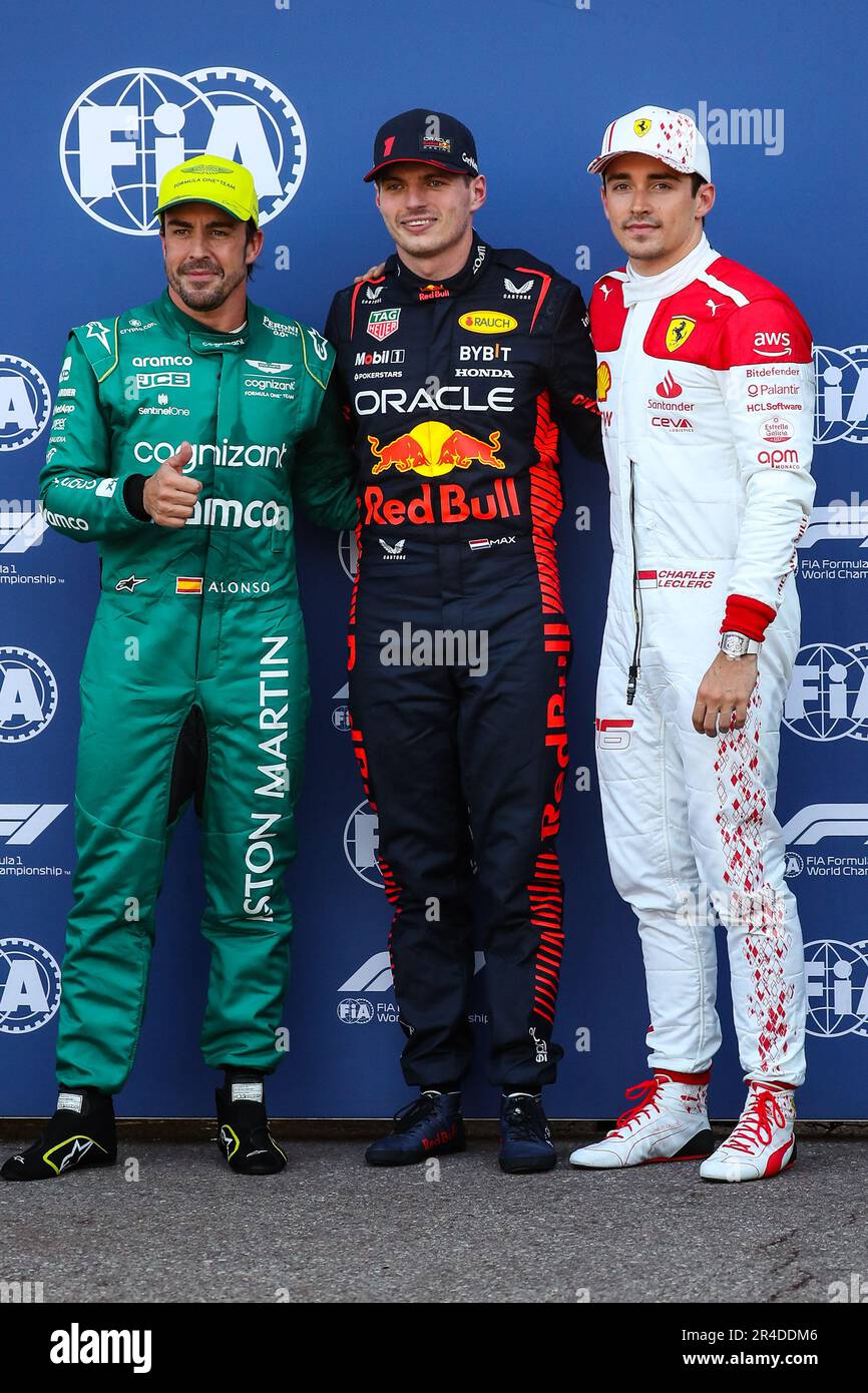 #01 Max Verstappen Red Bull Racing Honda During The Monaco GP, 25-28 ...