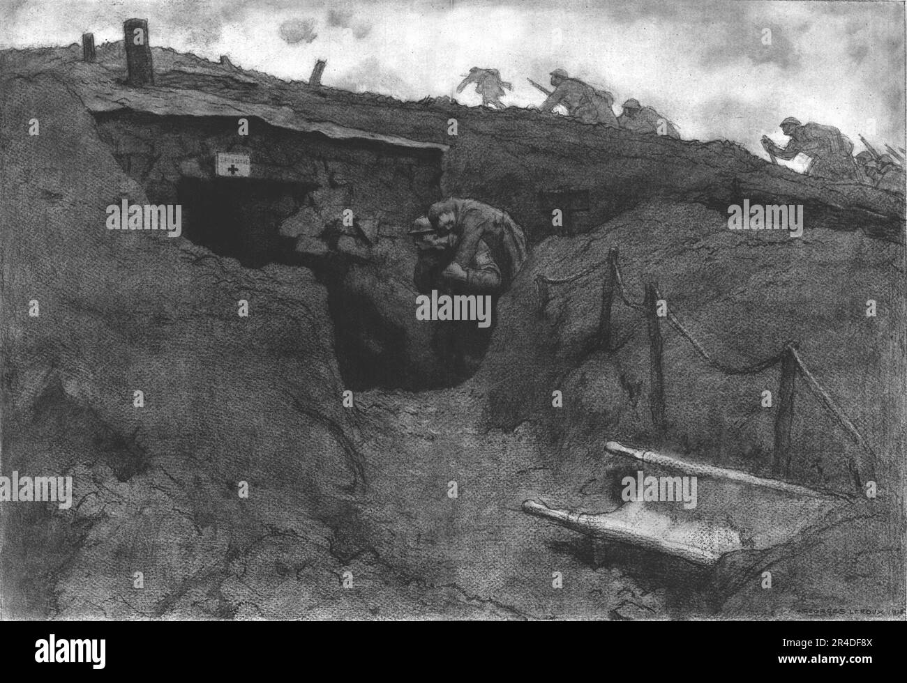 1916 Guerre 14-18 photo tranchée française près Cléry Somme 1916 Guerre 14-18 photo tranchée française près Cléry Somme