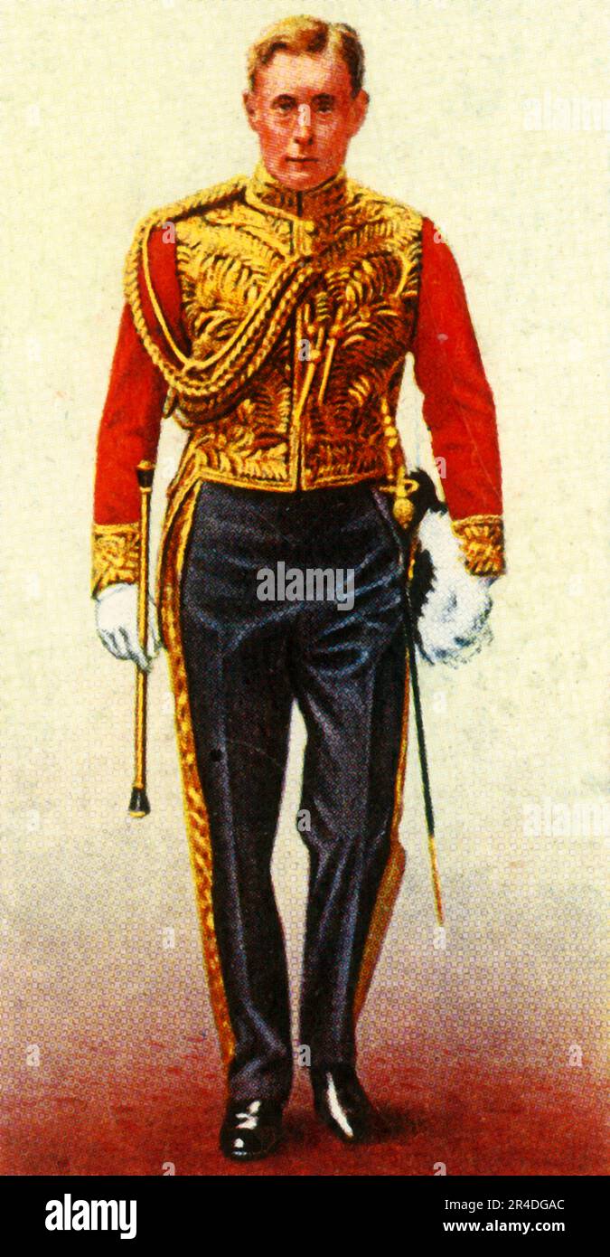 'Earl Marshal of England', 1937. Bernard Fitzalan-Howard, 16th Duke of Norfolk. From &quot;The Coronation of H.M. King George VI and H.M. Queen Elizabeth 1937&quot;. [John Player &amp; Sons, London, 1937] Stock Photo