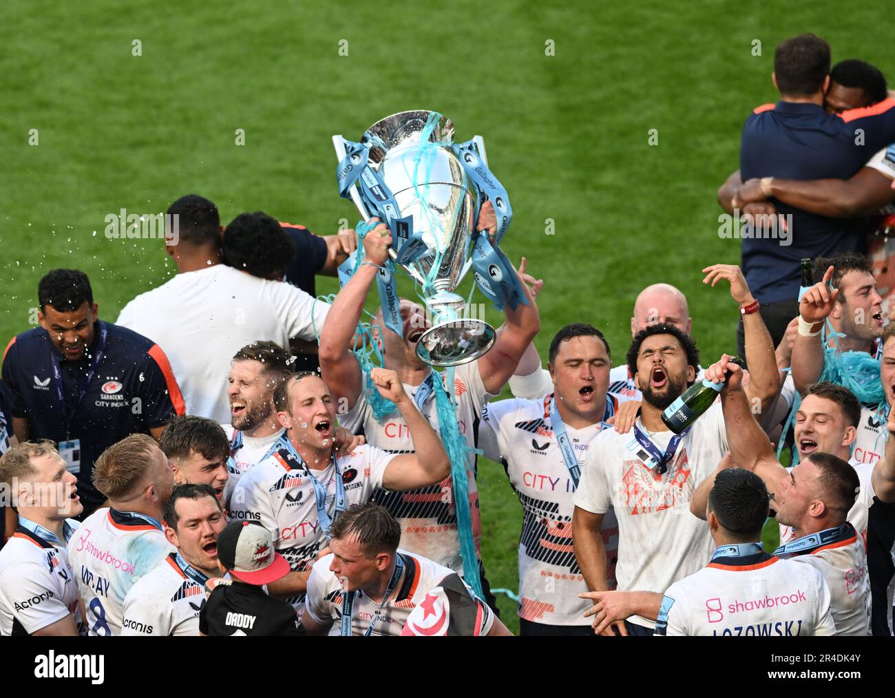 Twickenham Stadium, London, UK. 27th May, 2023. English Premiership Rugby Final, Sale Sharks