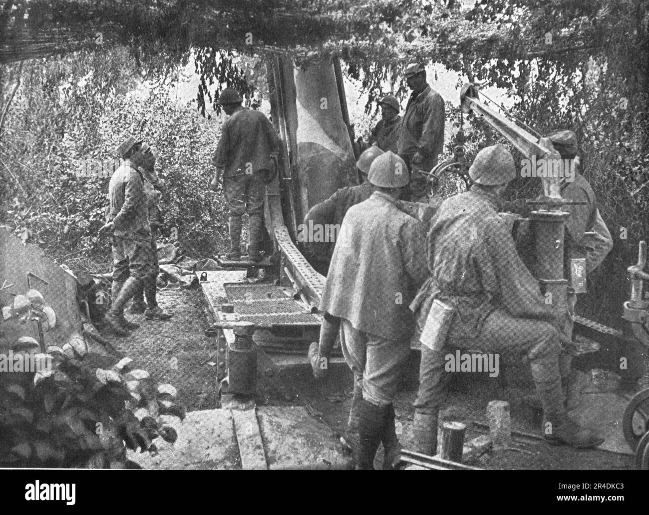 Guerre 14/18 Somme photo artillerie lourde (ALVF) 1916 Guerre 14/18 Somme photo artillerie lourde (ALVF) 1916