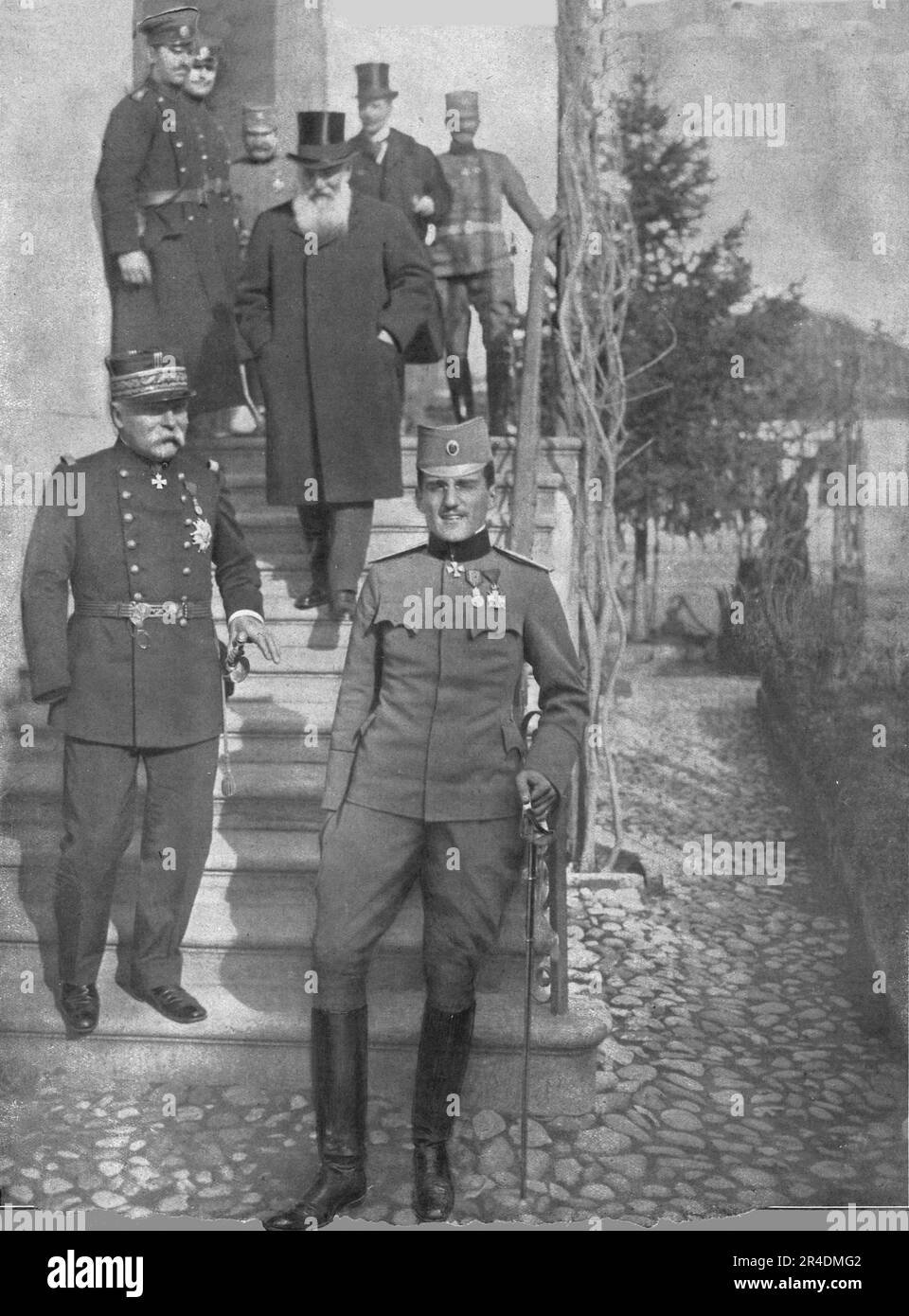 ''La Serbie Jugulee; Le Prince Heritier Alexandre, regent de Serbie', 1915 (1924). From &quot;L'Album de la Guerre 1914-1919, Volume I&quot; [L'Illustration, Paris, 1924]. Stock Photo
