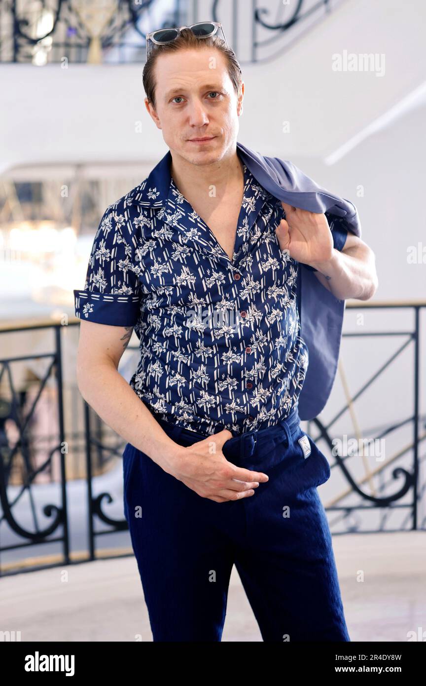 Timo Jacobs bei einem Photoshooting auf dem Festival de Cannes 2023 /