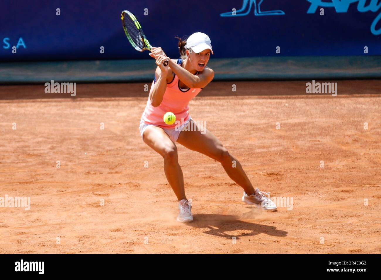 Milan, Italy. 27th May, 2023. Tennis Club Milano, Milan, Italy, May 27, 2023, Kaitlin Quevedo during 2023 Bonfiglio Trophy - Tennis Internationals Credit: Live Media Publishing Group/Alamy Live News Stock Photo
