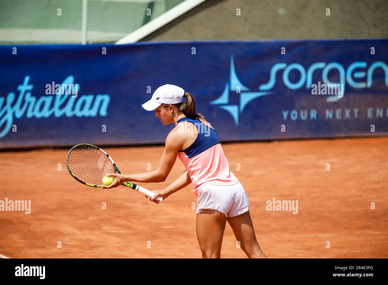 Milan, Italy. 27th May, 2023. Kaitlin Quevedo during 2023 Bonfiglio Trophy, Tennis Internationals in Milan, Italy, May 27 2023 Credit: Independent Photo Agency/Alamy Live News Stock Photo