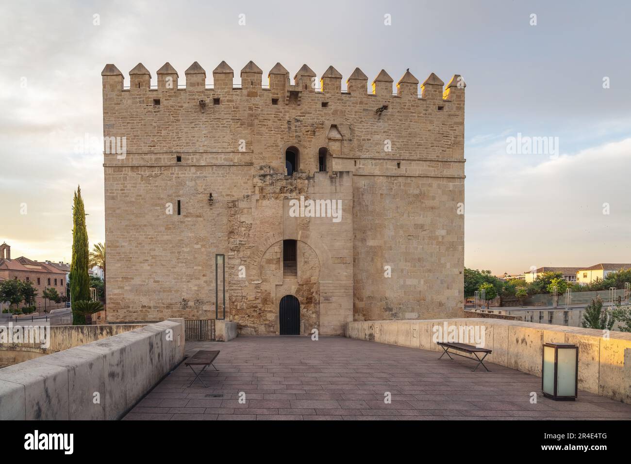 Calahorra Tower at sunrise - Cordoba, Andalusia, Spain Stock Photo