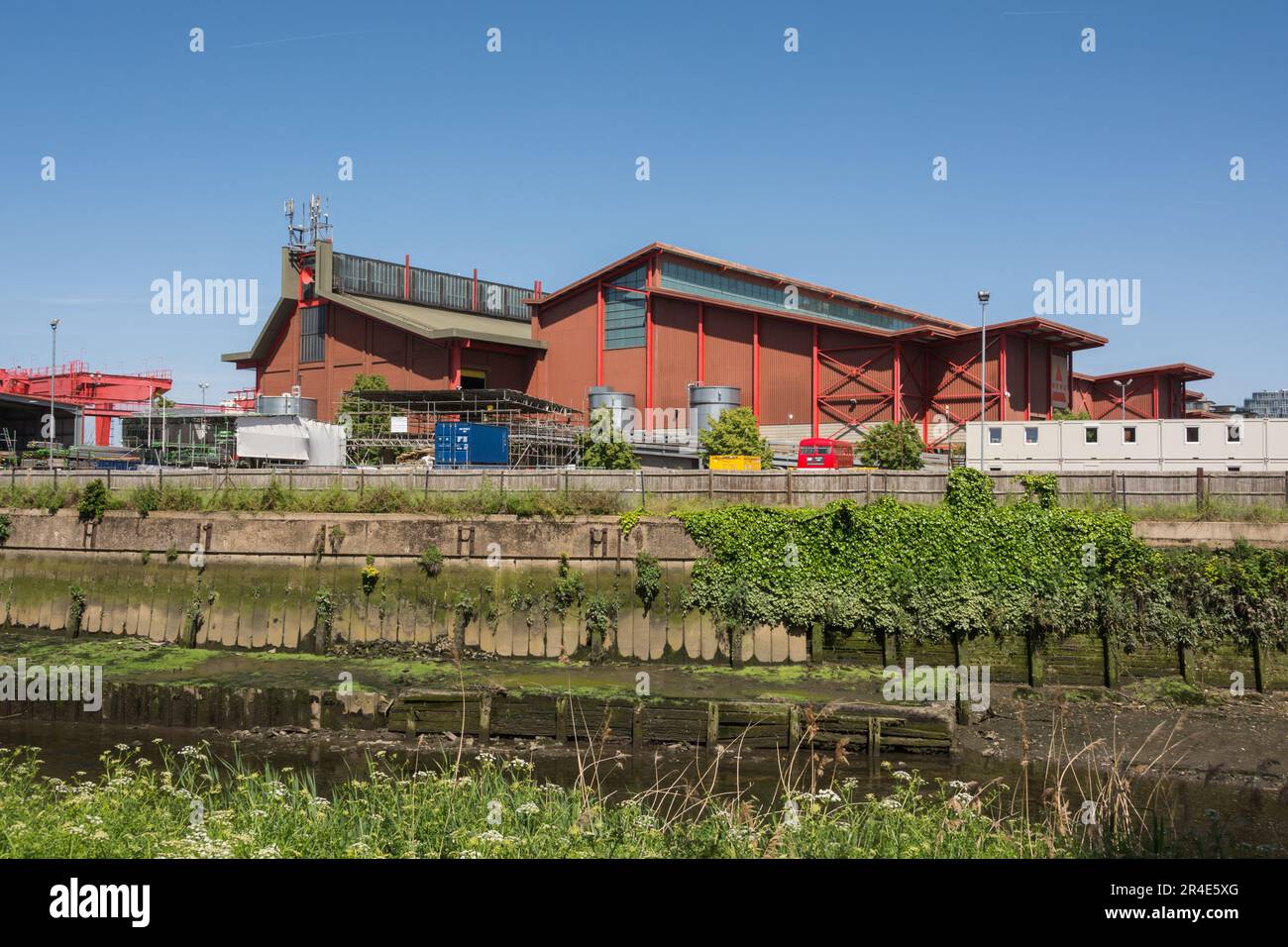 Western Riverside Waste Authority Recycling Facility next to the River