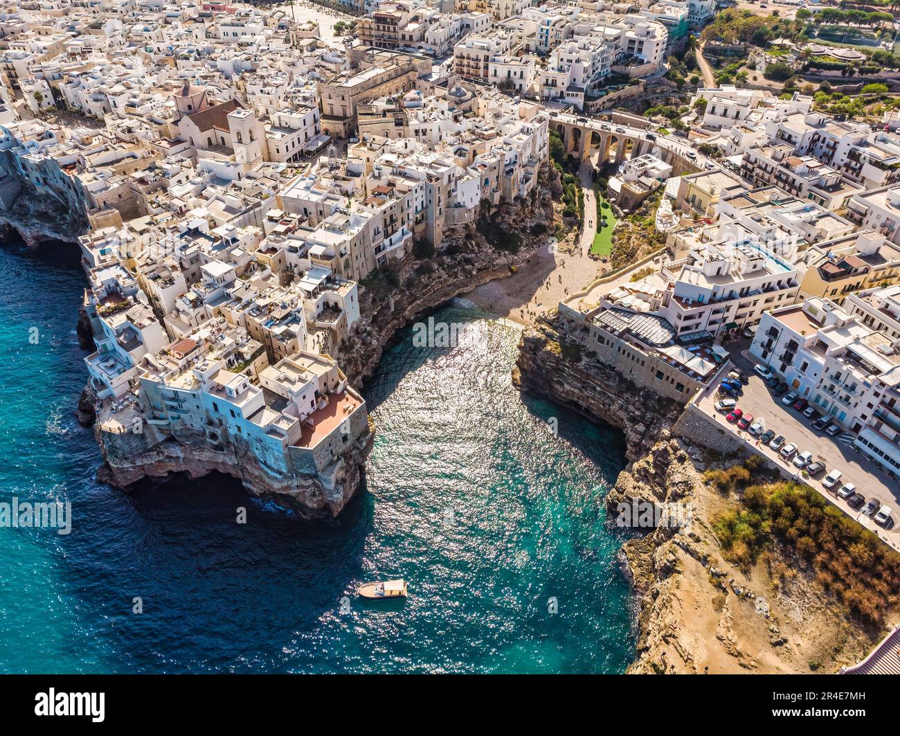 Aerial view over city monopoli hi-res stock photography and images - Alamy