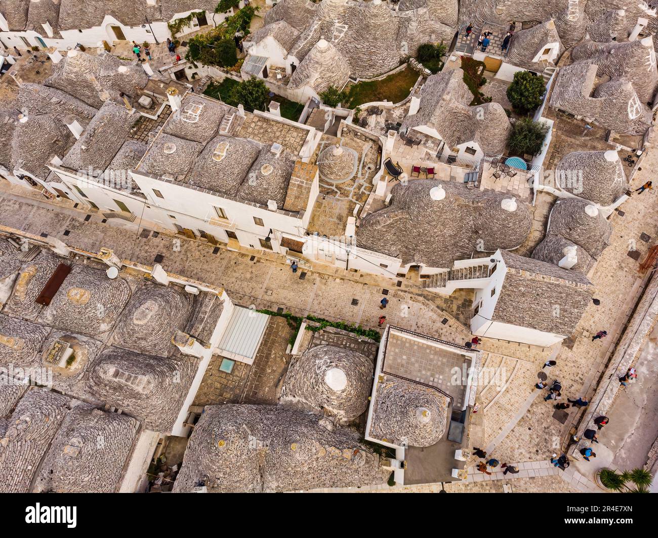 Aerial View Alberobello Pugli Itali Aerial View On Trulli Stock aerial-view-alberobello-pugli-itali-aerial-view-on-trulli-stock