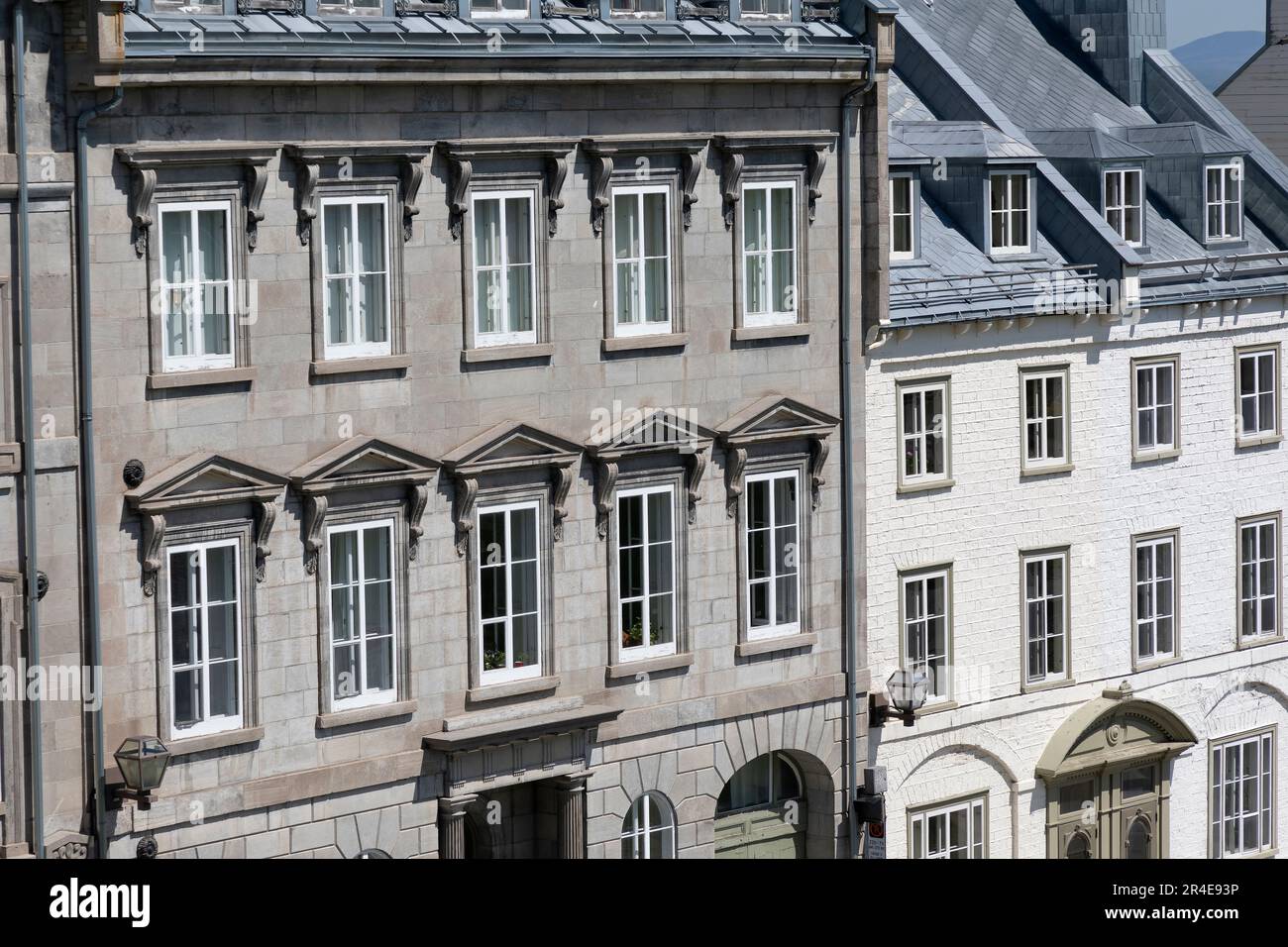 Architecture of Quebec City, Quebec City Quebec Canada Stock Photo - Alamy