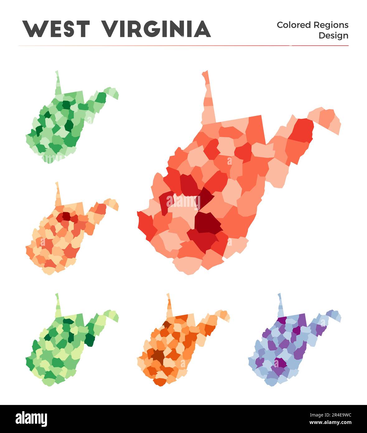 West Virginia map collection. Borders of West Virginia for your