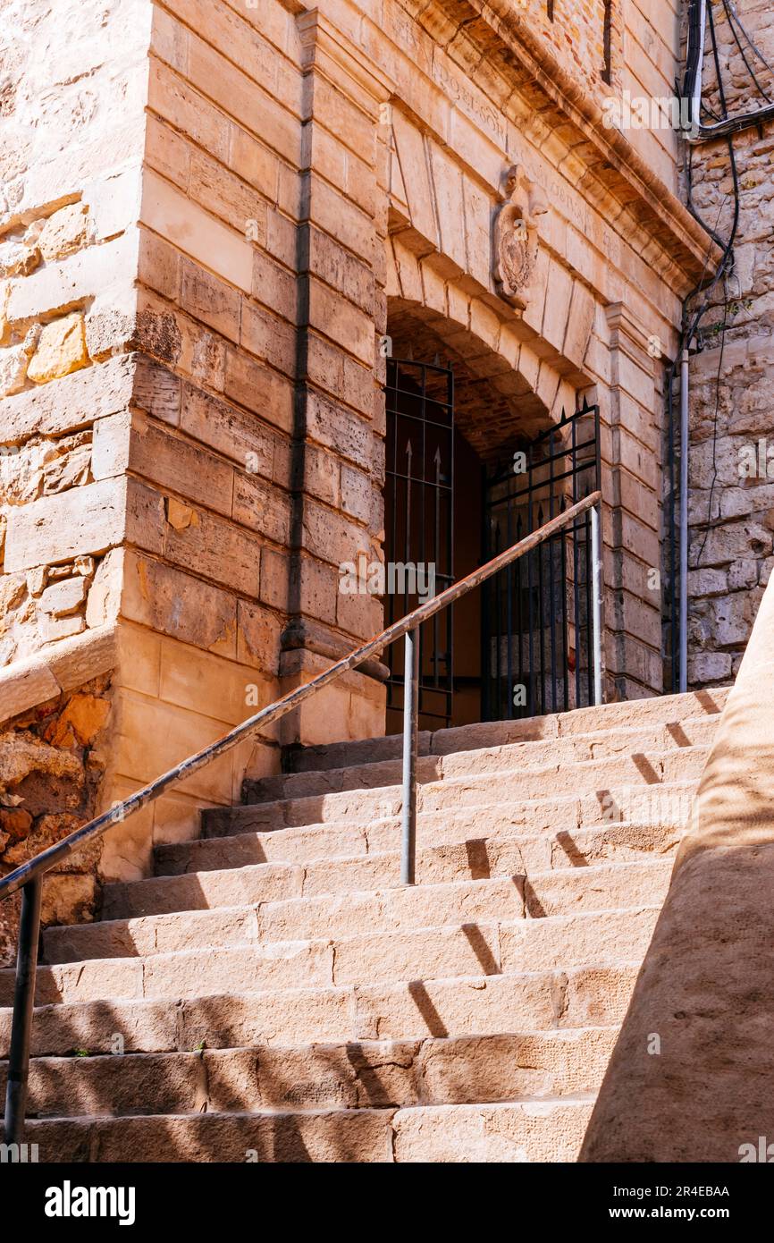 The Puerta de la Marina is the access door to the First Fortified