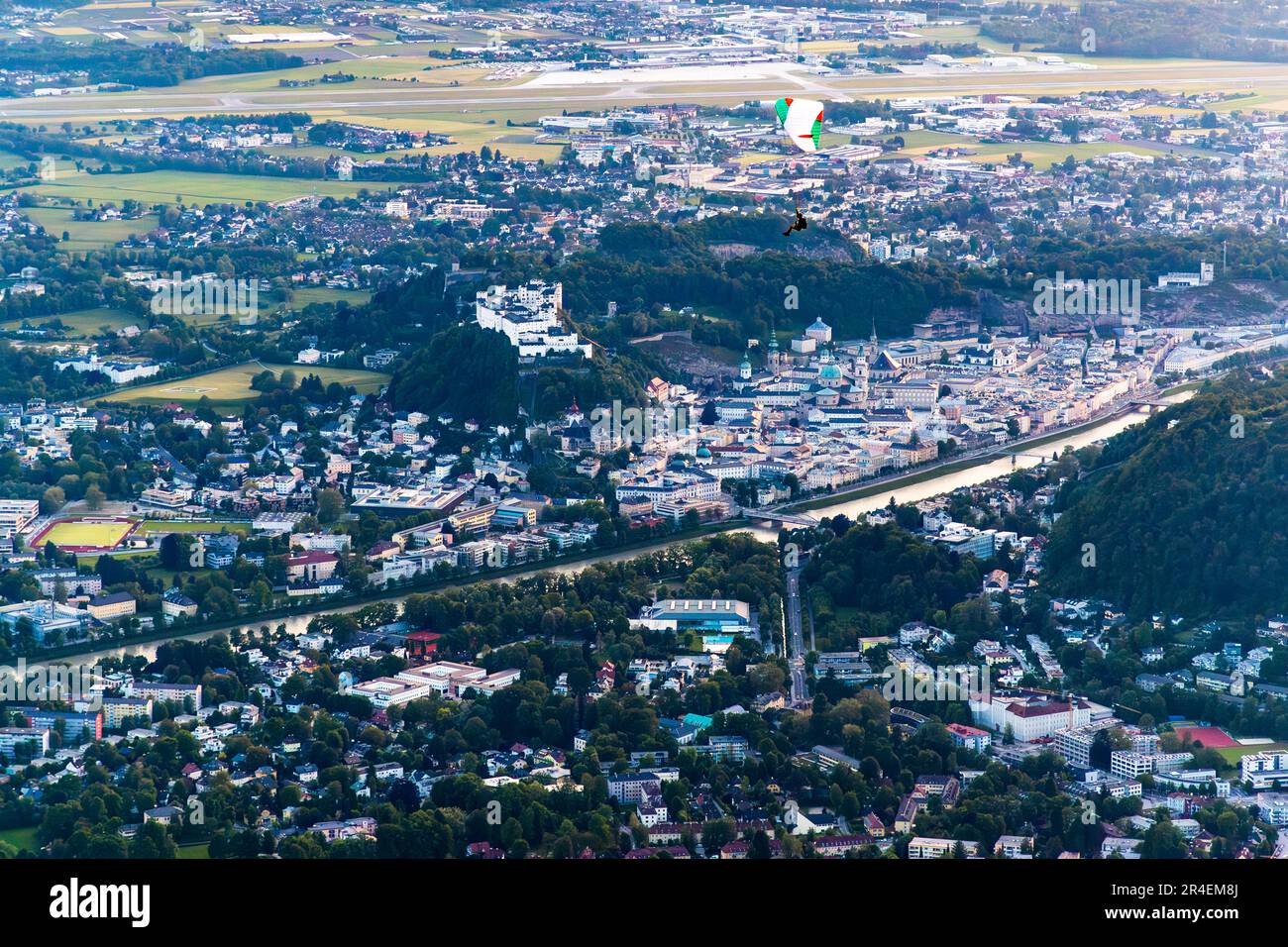 Birds eye view salzburg hi-res stock photography and images - Alamy