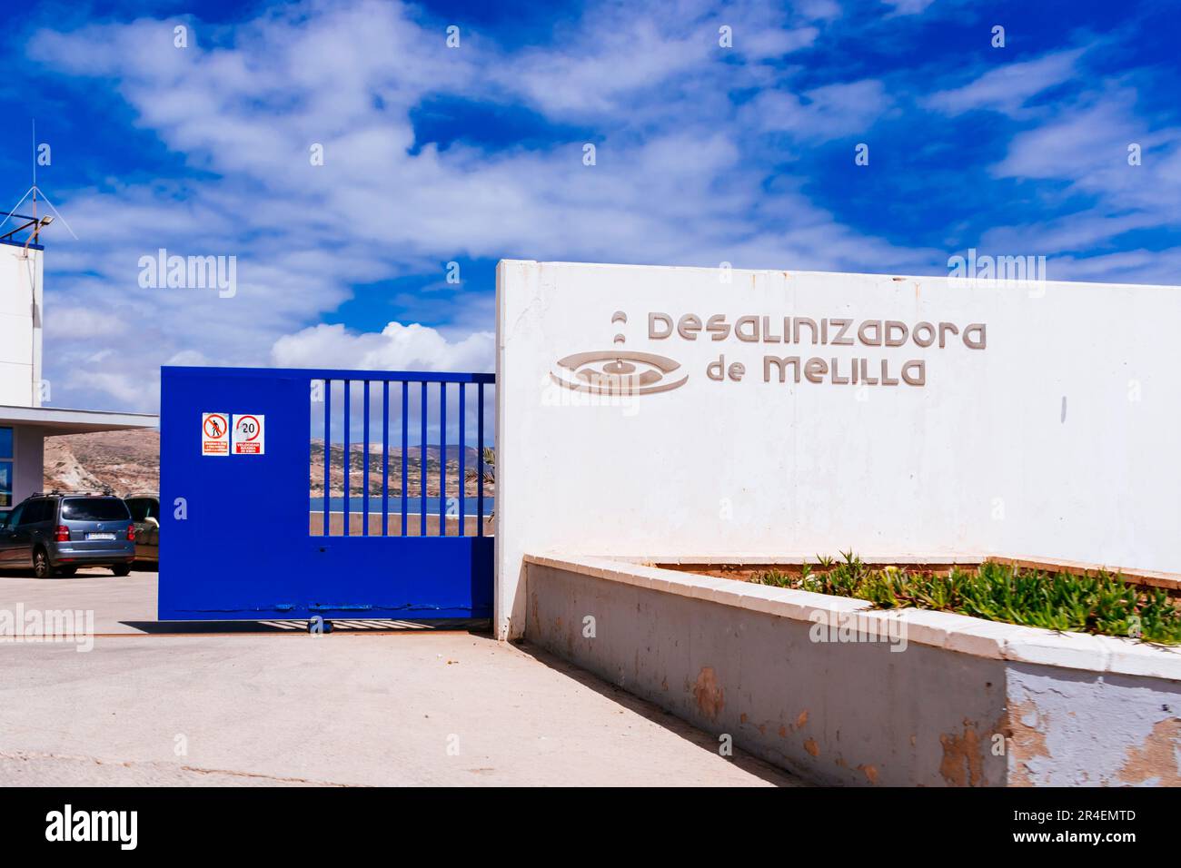 Melilla desalination plant. Melilla, Ciudad Autónoma de Melilla, Spain, África, EU. Stock Photo