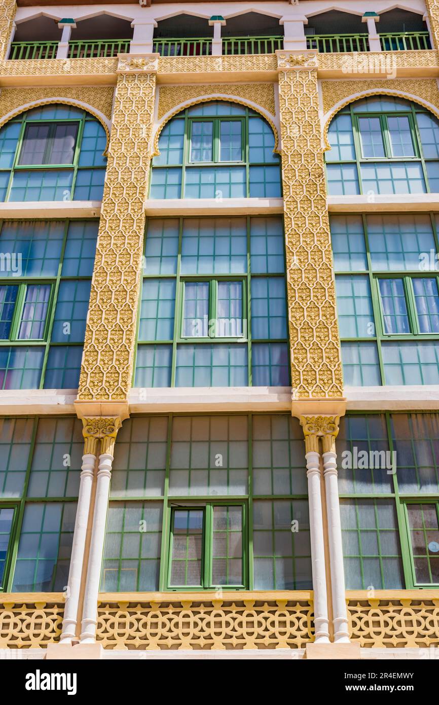 The Casa de los Cristales, House of Crystals, is a neoArabic building