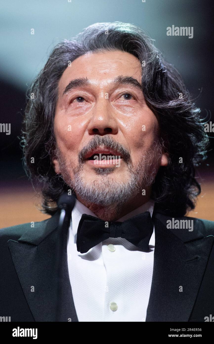 Koji yakusho receives the best actor award hires stock photography and