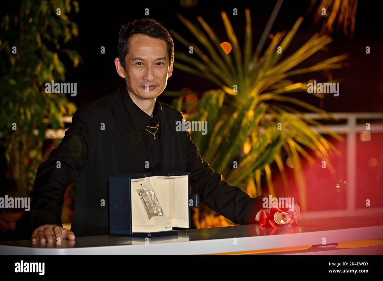Cannes, France. 27th May, 2023. Tran Anh Hung at the Winners Photocall during the 76th Cannes Cannes, France. 27th May, 2023. Tran Anh Hung at the Winners Photocall during the 76th Cannes