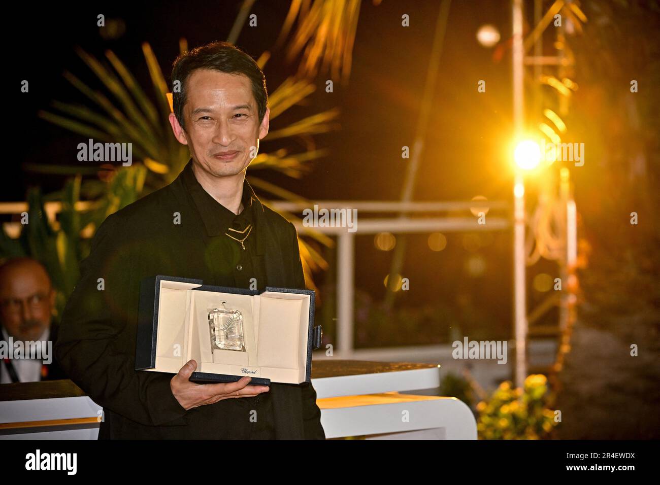 Cannes, France. 27th May, 2023. Tran Anh Hung at the Winners Photocall during the 76th Cannes Cannes, France. 27th May, 2023. Tran Anh Hung at the Winners Photocall during the 76th Cannes