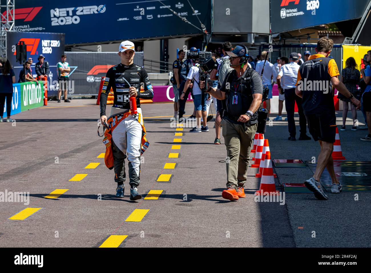 Monte Carlo, Monaco, May 27, Oscar Piastri, from Australia competes for