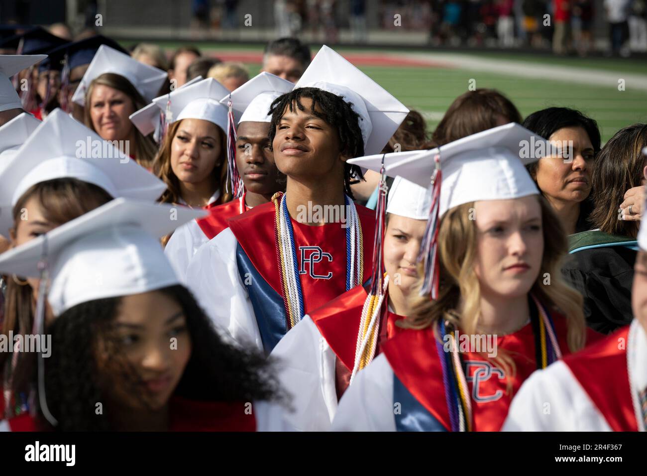 Dallas, USA. 27th May, 2023. A Class of 2023 graduating senior