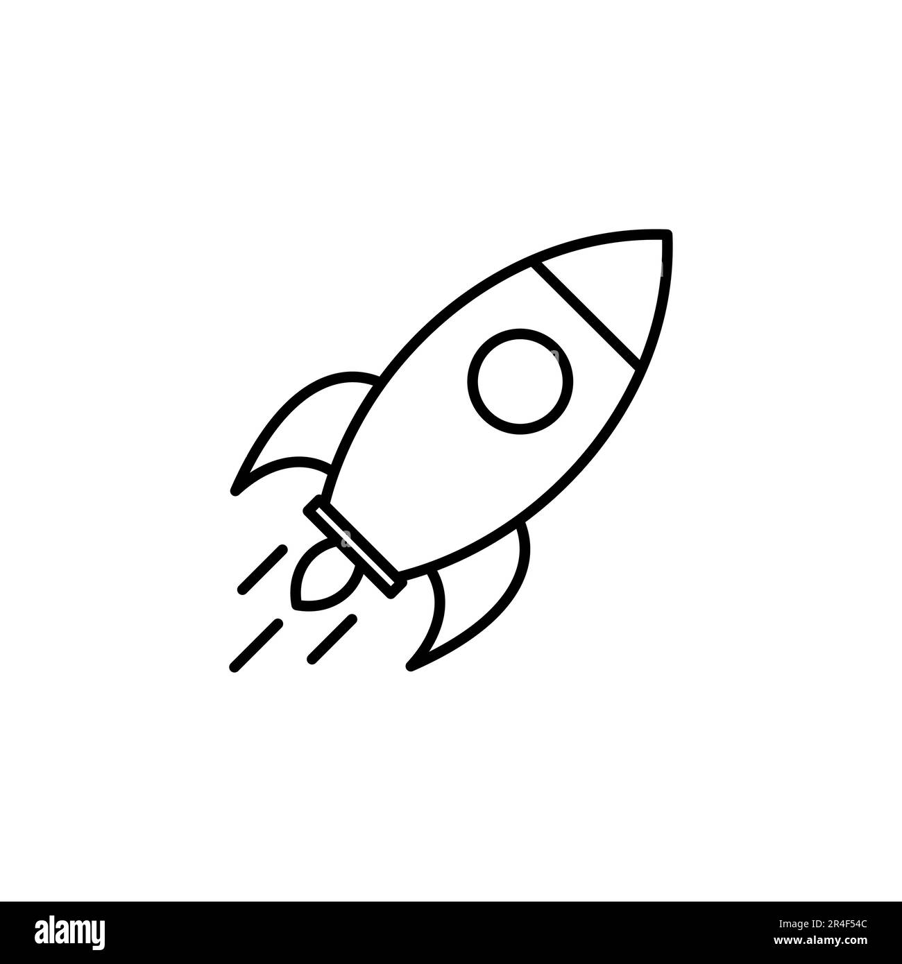 Rocket icon vector. Startup icon vector Stock Vector Image & Art - Alamy