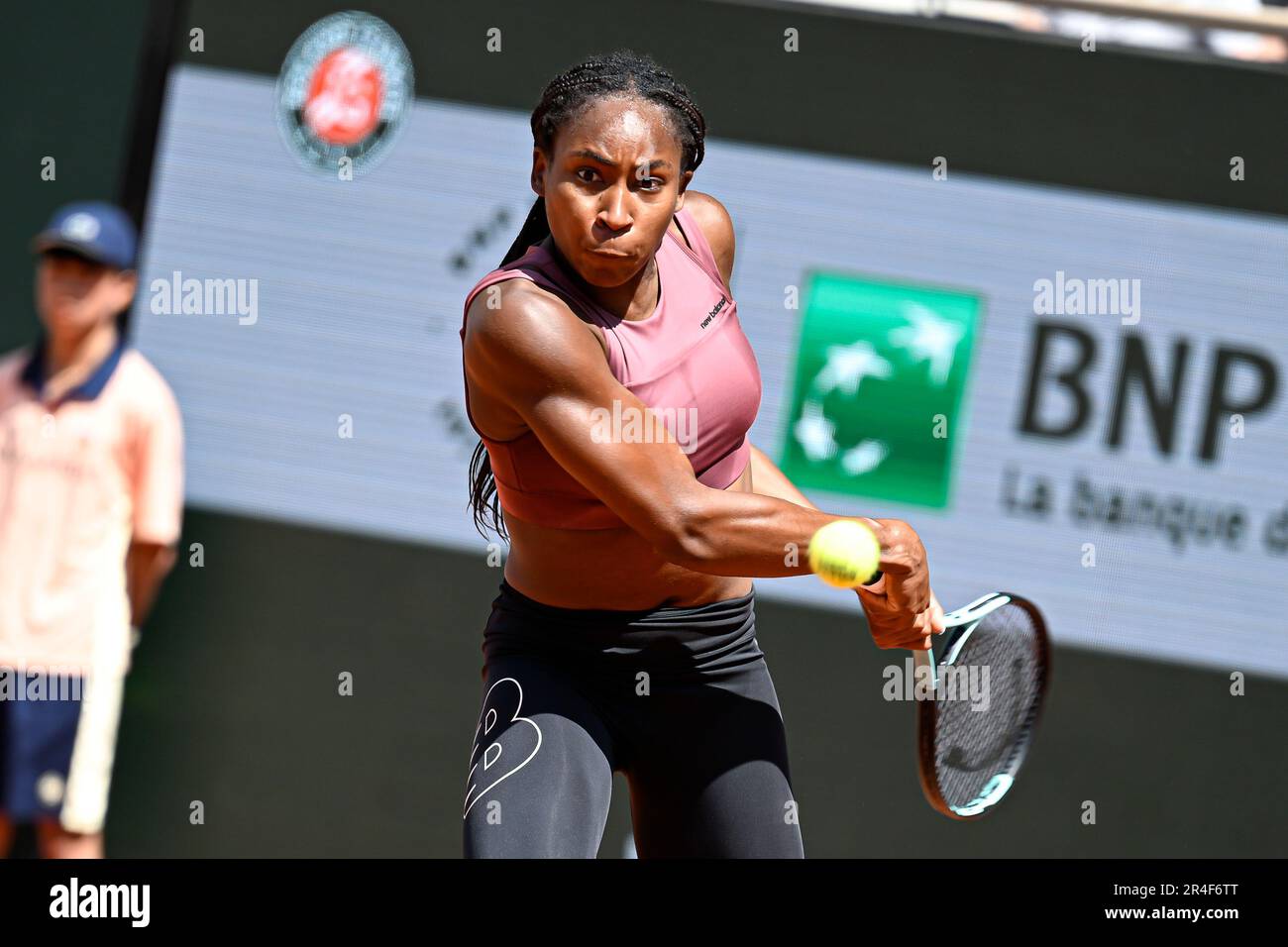 Paris, France. 27th May, 2023. Cori Coco Gauff during the French Open,  Grand Slam tennis tournament