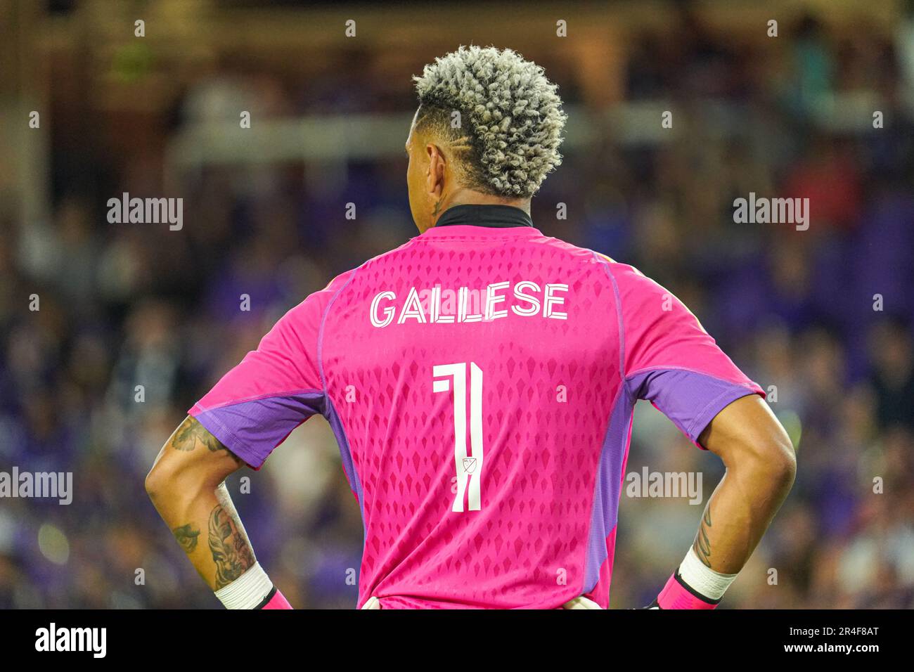 Orlando, Florida, USA, May 27, 2023, A dissapointed Pedro Gallese during the second half at Exploria Stadium. (Photo Credit: Marty Jean-Louis/Alamy Live News Stock Photo