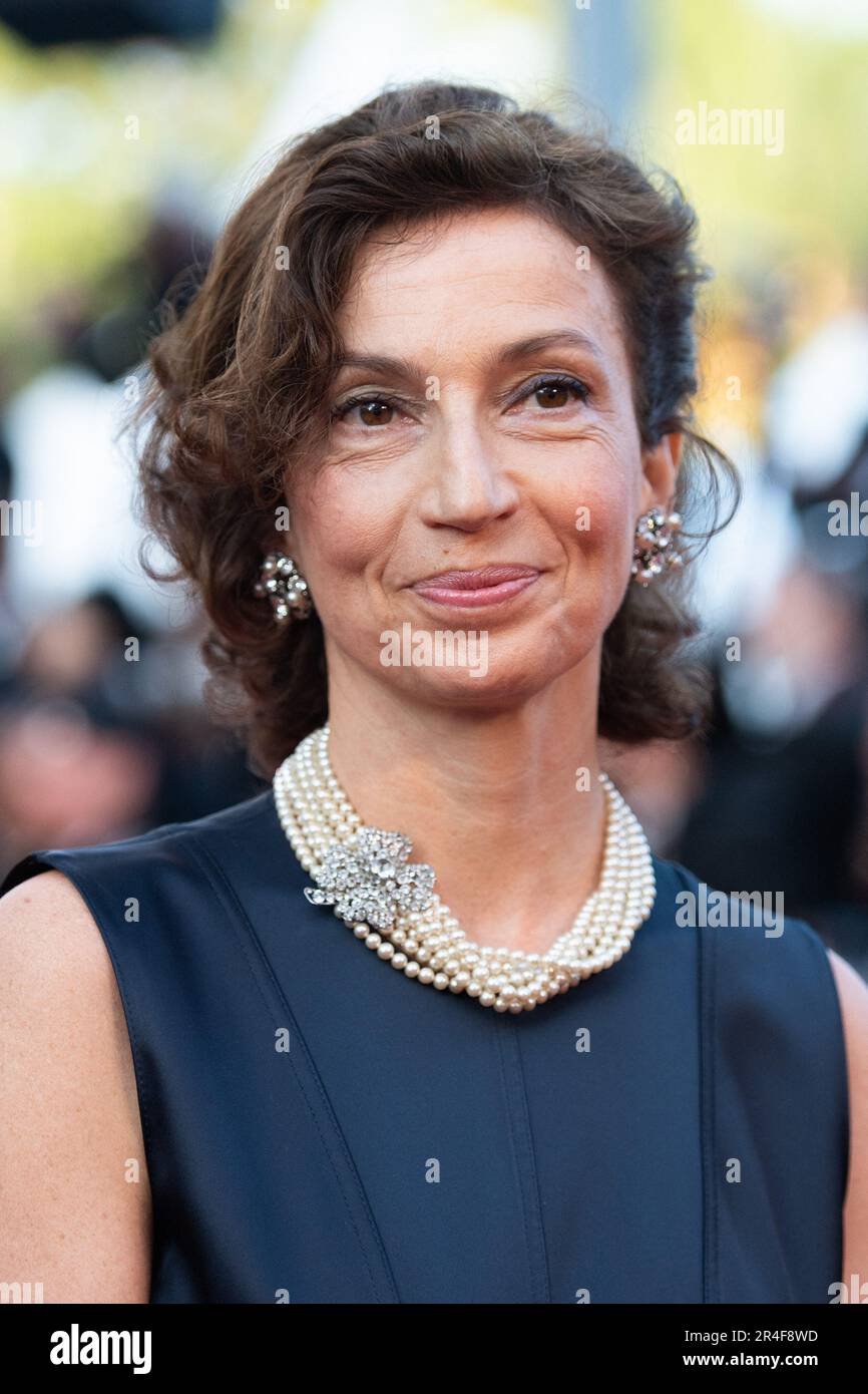 Cannes, France. 27th May, 2023. Audrey Azoulay attending the Closing