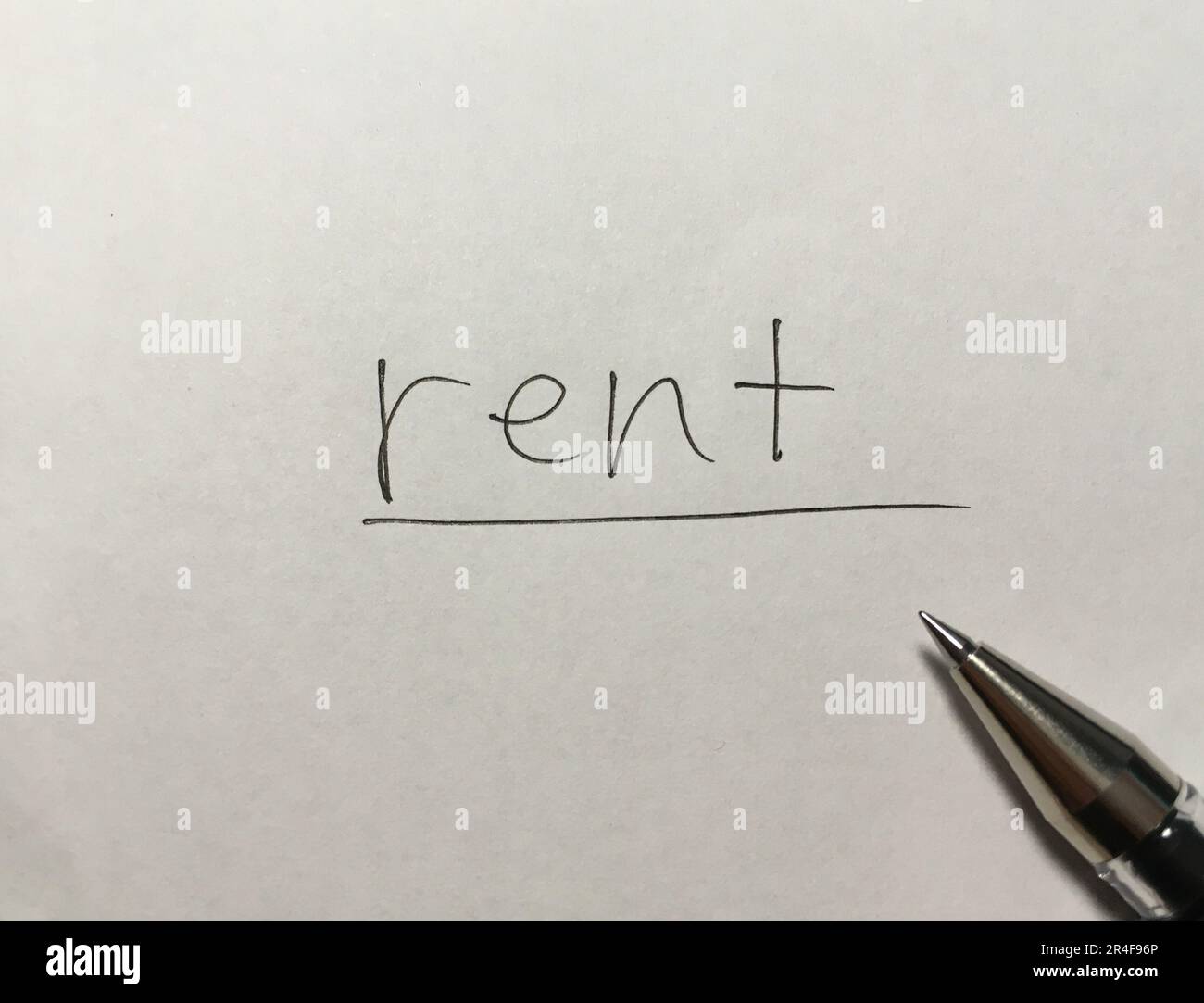 Background For Rent Paper Rent paper hi-res stock photography and images - Alamy