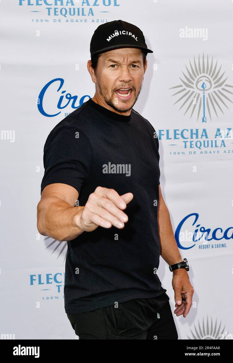 Las Vegas, NV, USA. 27th May, 2023. Mark Wahlberg promoting Flecha Azul