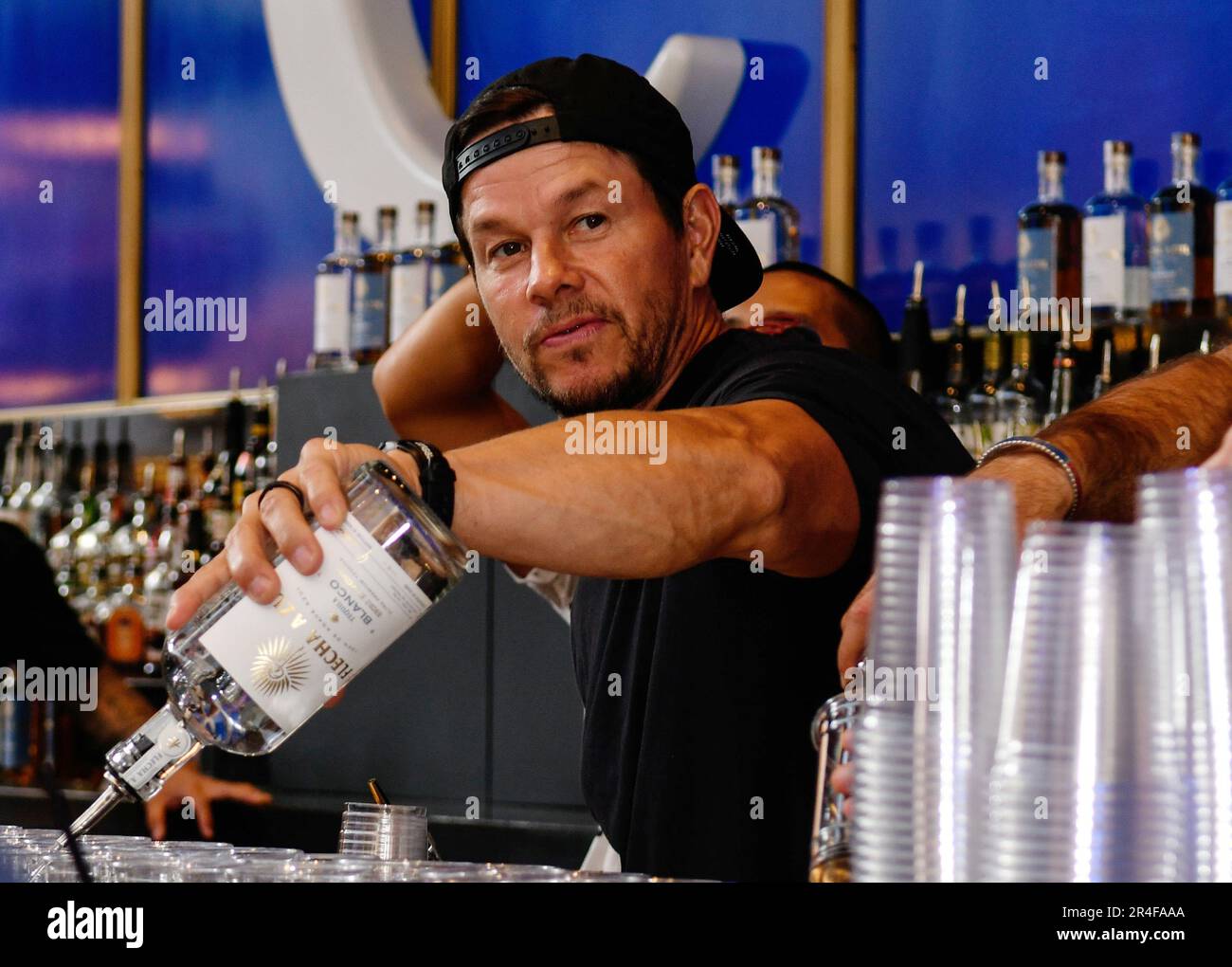 Las Vegas, NV, USA. 27th May, 2023. Mark Wahlberg promoting Flecha Azul