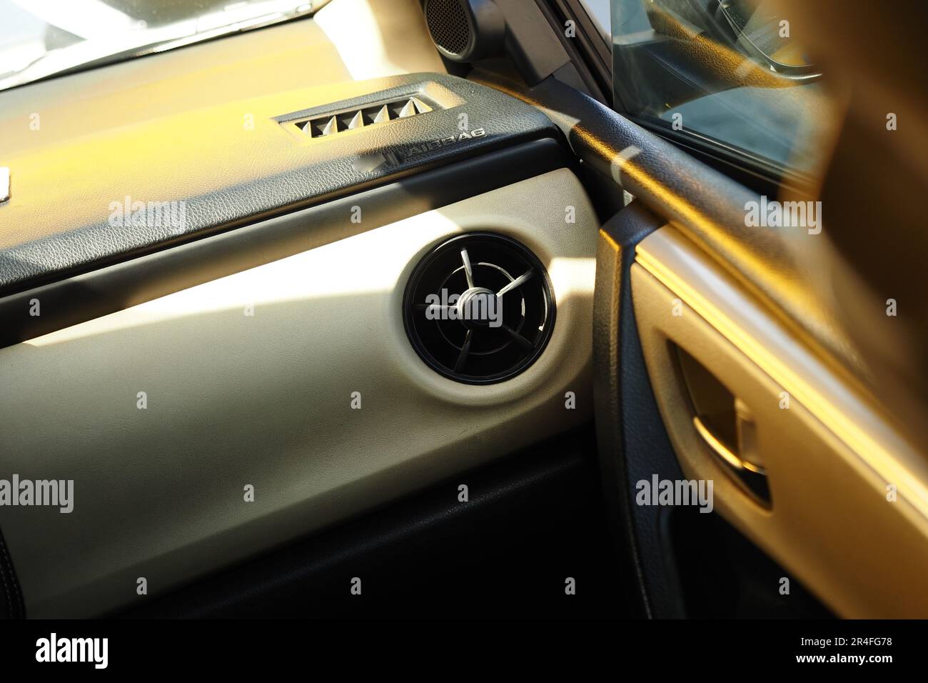 car air conditioner grid pane, Stock Photo