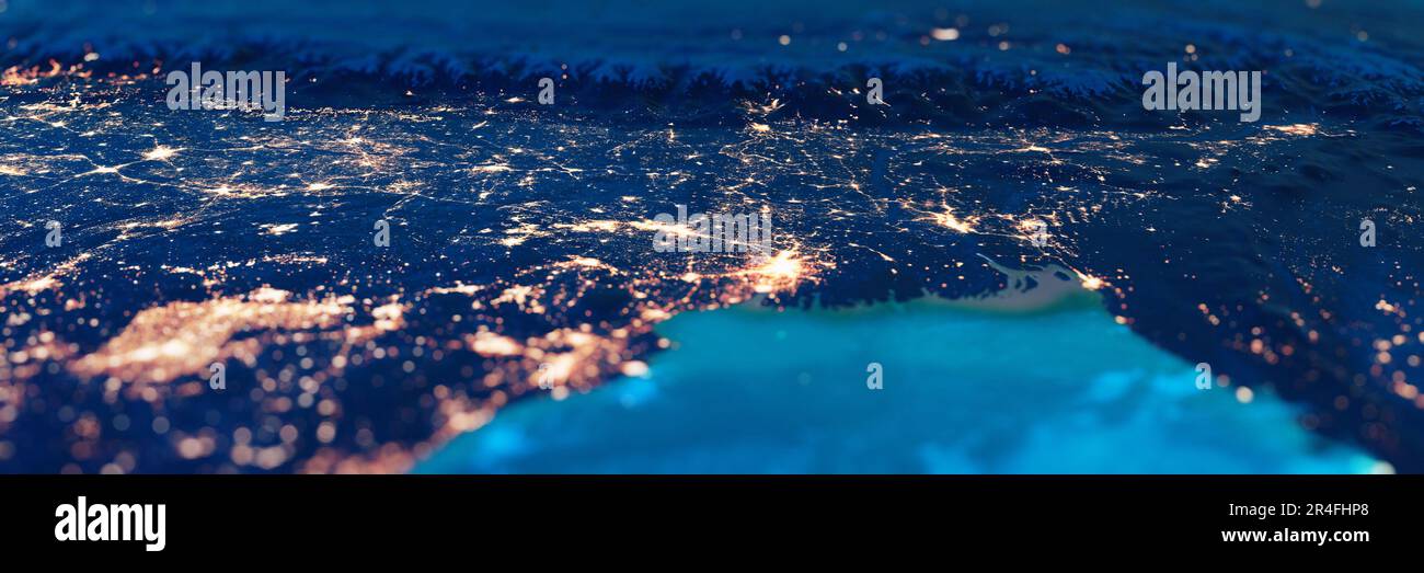 India bangladesh map hi-res stock photography and images - Alamy