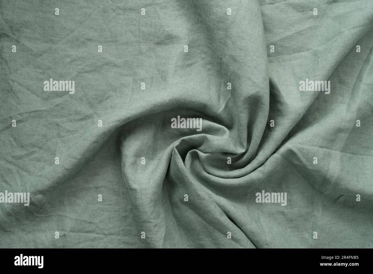 green linen fabric background top view, backdrop Stock Photo - Alamy