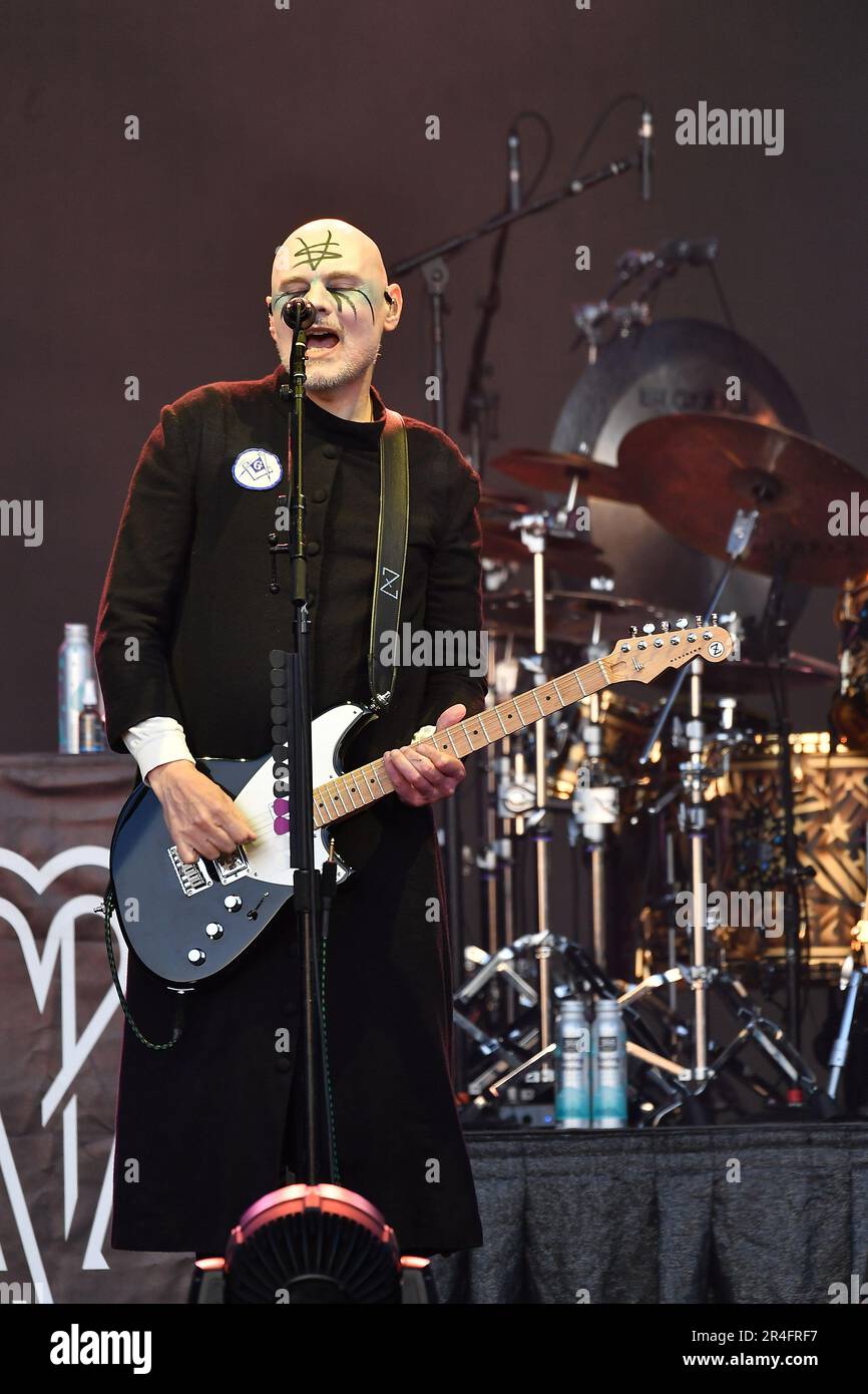 Napa, USA. 26th May, 2023. Billy of Smashing Pumpkins performs