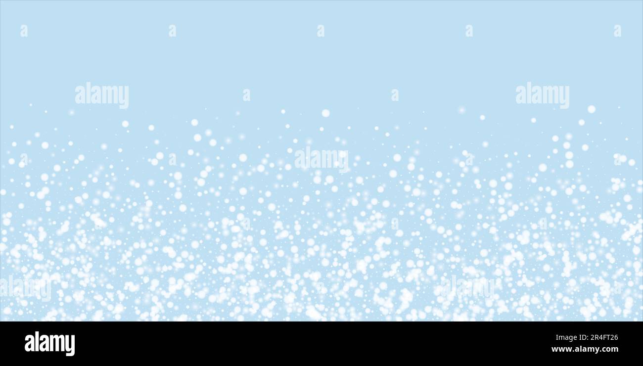 Magic falling snow christmas background. Subtle flying snow flakes and ...