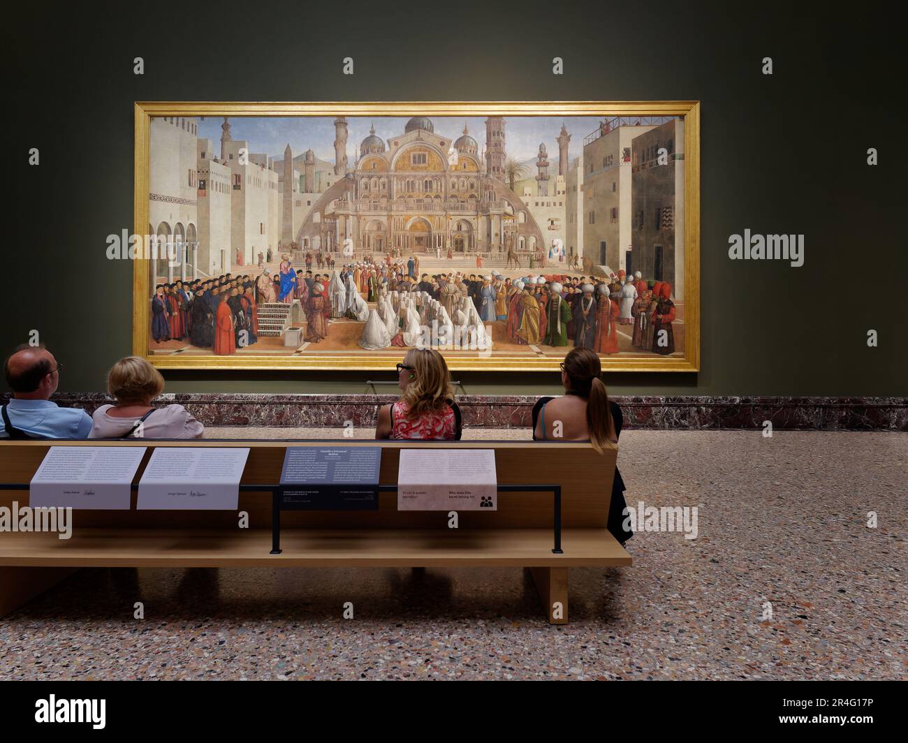 Interior of Pinacoteca di Brera (Art Gallery of Brera), district of Brera, City of Milan, Lombardy Region, Italy Stock Photo