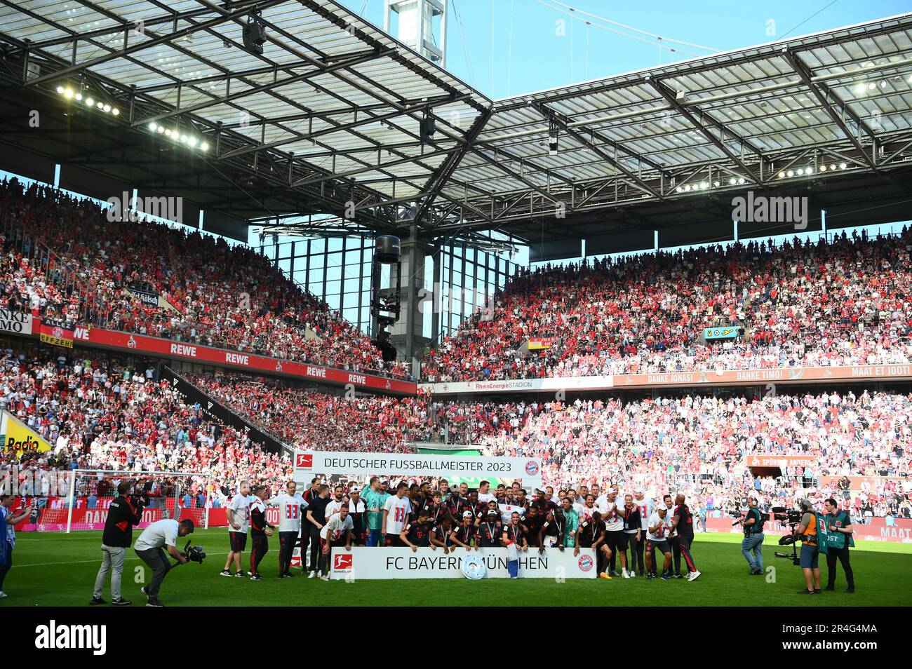 COLOGNE, GERMANY 27 May, 2023 Bayern Championes. The football match
