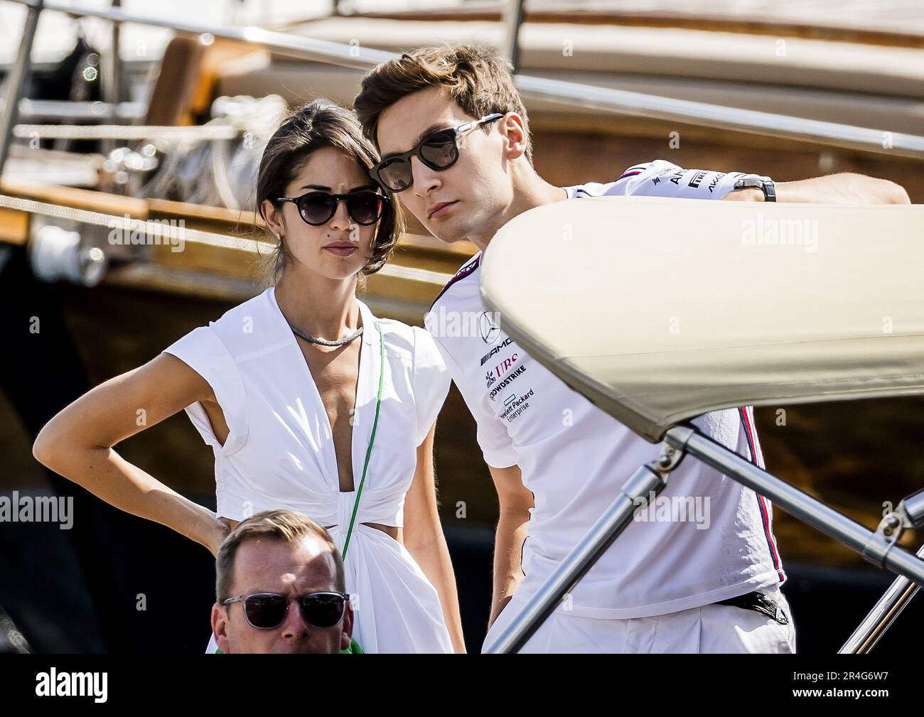 MONACO Russell (Mercedes) ahead of the Monaco Grand Prix. ANP REMKO DE WAAL netherlands