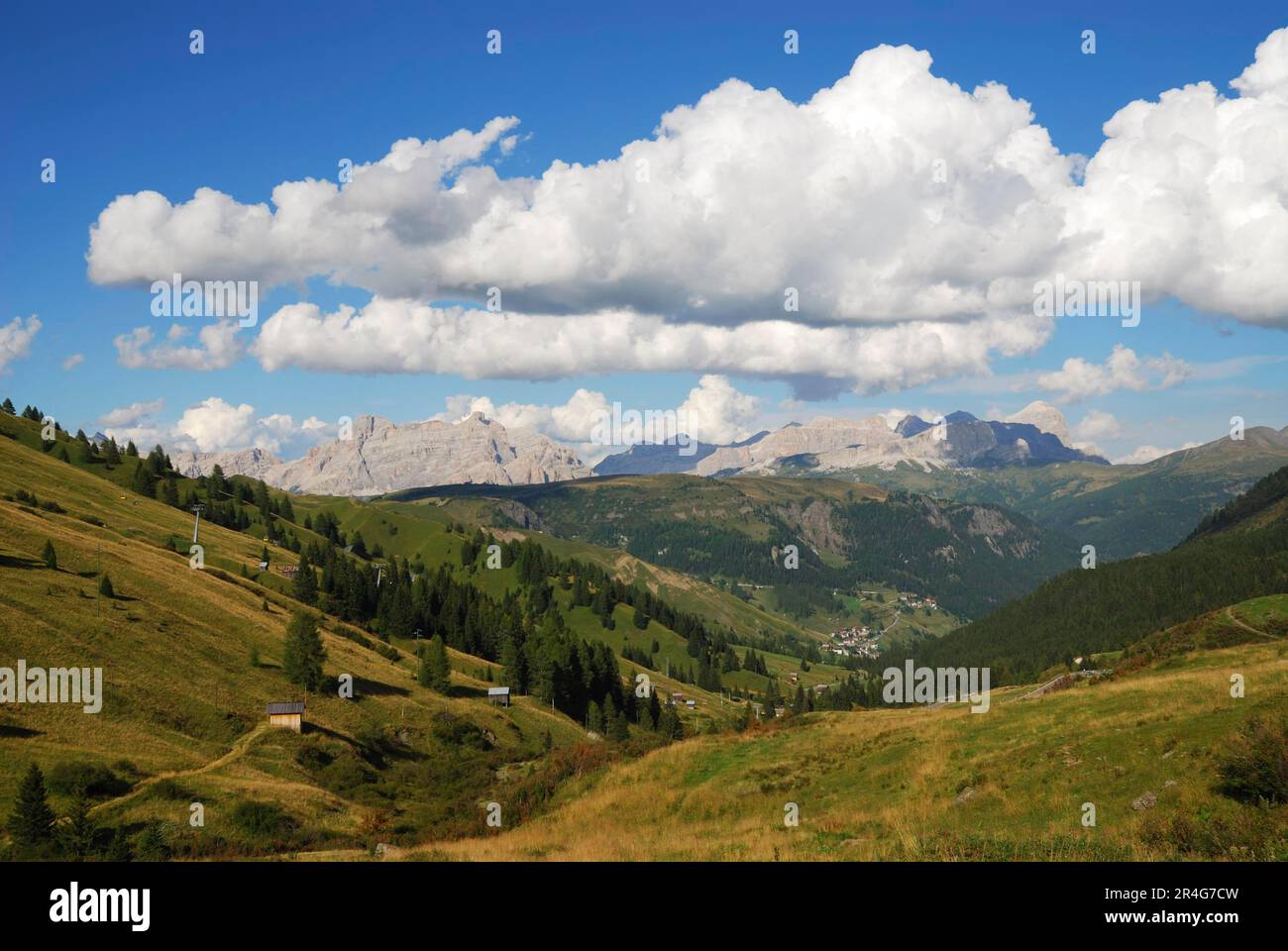 Mountain landscape in the Dolomites Italy Stock Photo - Alamy