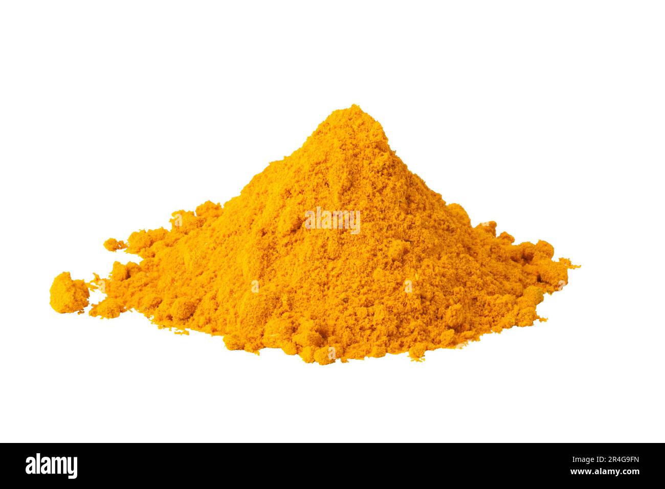 Heap ground Curry isolated on white background Stock Photo Alamy