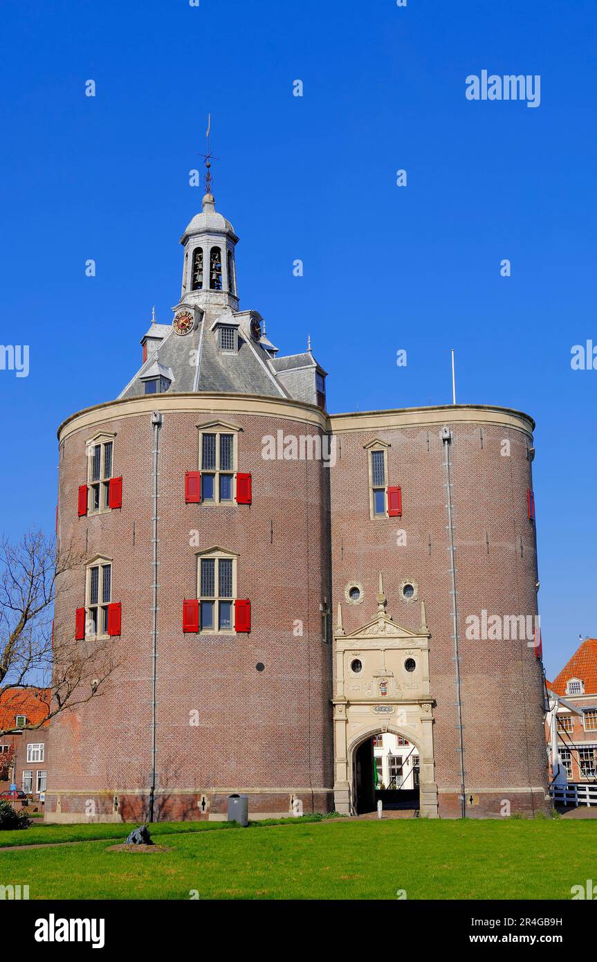 Defence tower 'Dromedaris', Enkhuizen, Netherlands Stock Photo
