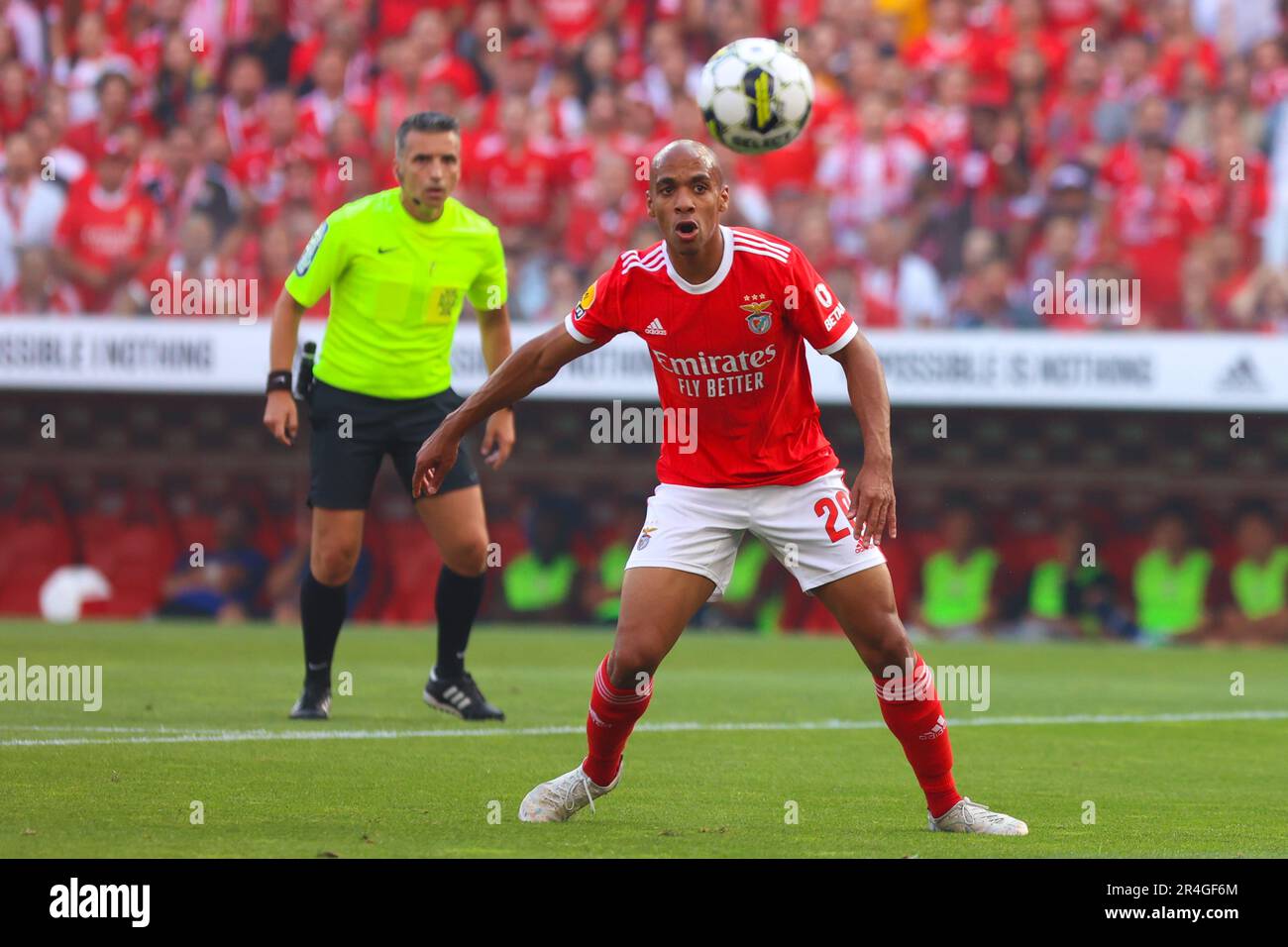 Lisboa, Portugal. 27th May, 2023. João Mário with the Liga