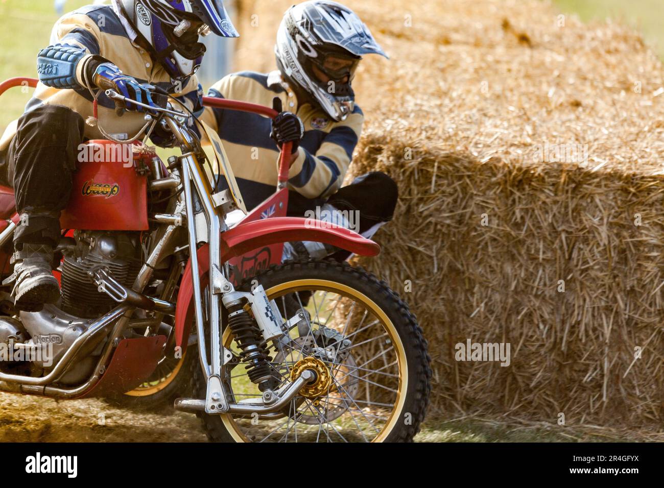 Sidecar Motocross at the Goodwood Revival Stock Photo