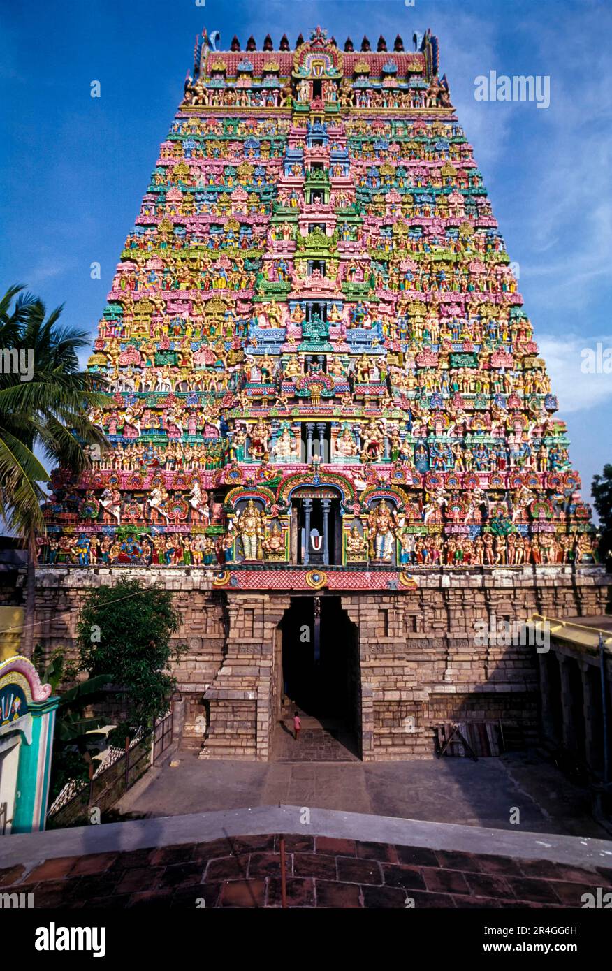 Sarangapani temple Rajagopuram the main gateway has eleven tiers and