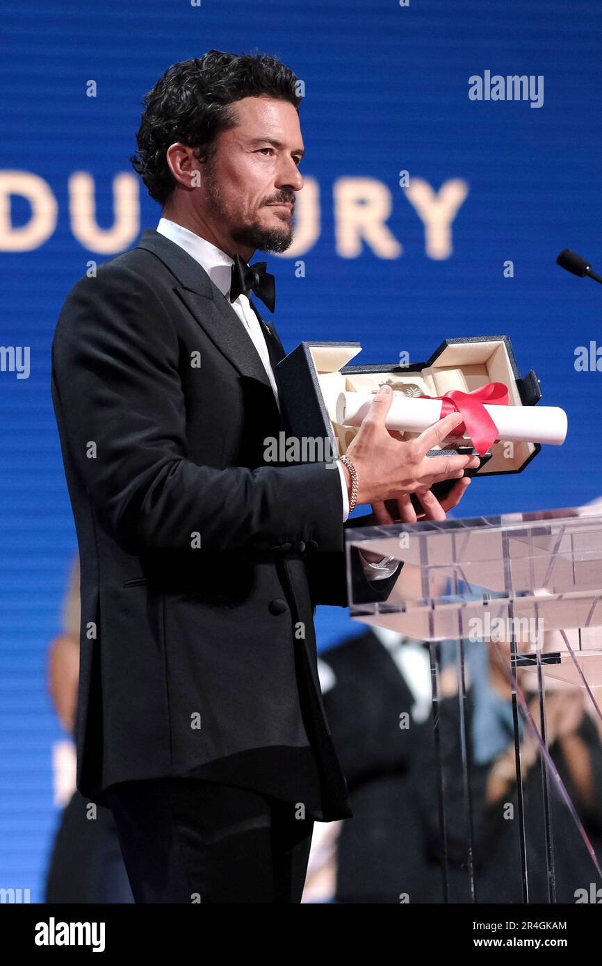 Orlando Bloom bei der Preisverleihung auf dem Festival de Cannes 2023 / 76. Internationale Filmfestspiele von Cannes am Palais des Festivals. Cannes, 27.05.2023 Stock Photo