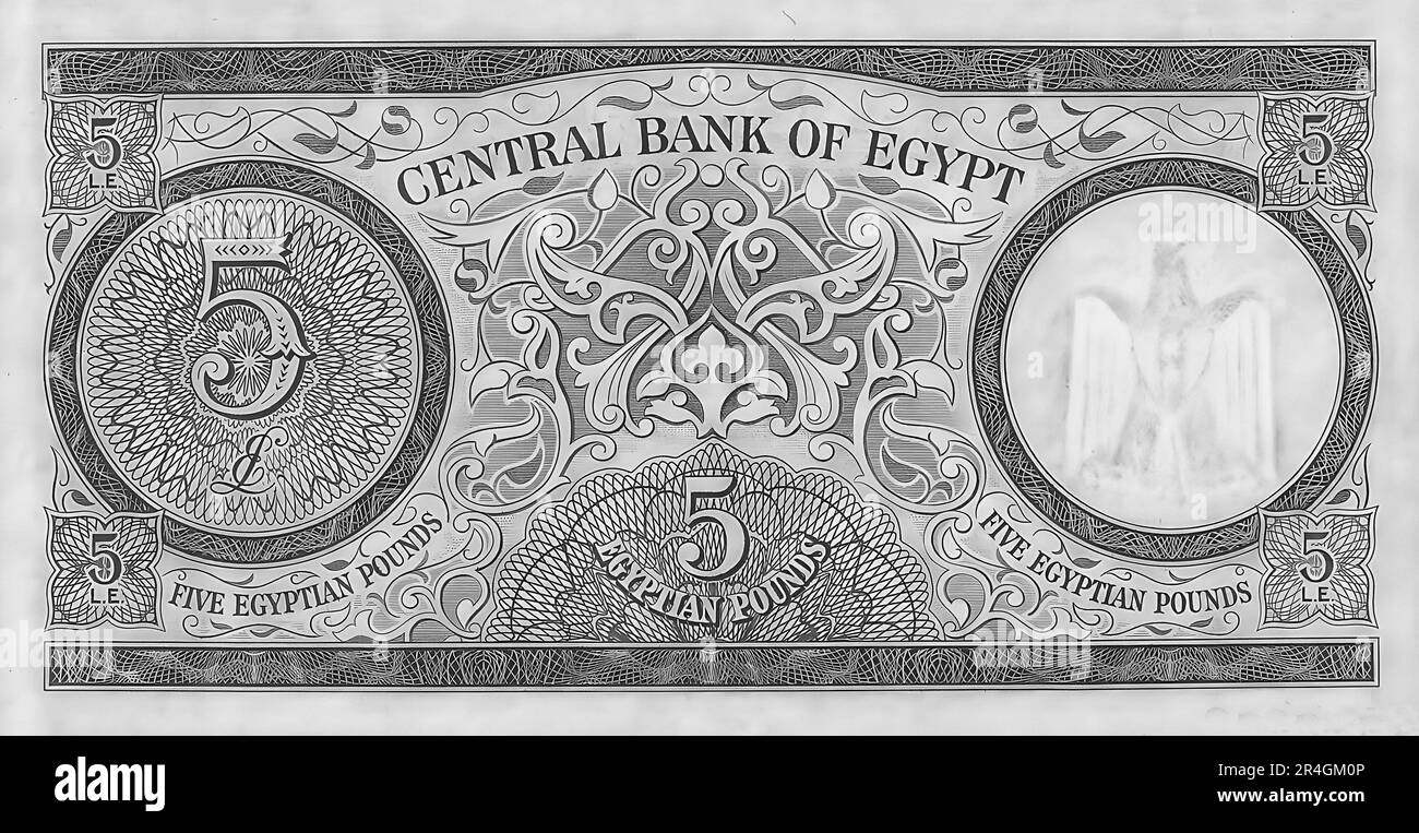 egyptian-banknote-black-and-white-stock-photos-images-alamy